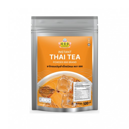 666 ชาไทยผงปรุงสำเร็จชนิดผง 500 กรัม ตรา (666 Instant Thai Tea 500g)