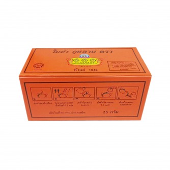 666 ชาดำกลิ่นกุหลาบ (ชาปรุงสำเร็จ) ขนาด 25 กรัม (1 x 12 โหล)