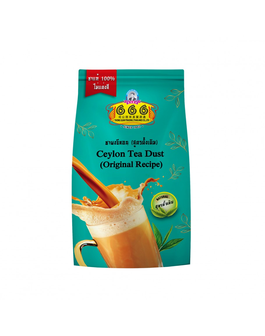 666 Tea 666 ชาผงซีลอน (สูตรดั้งเดิม) ขนาด 400 กรัม