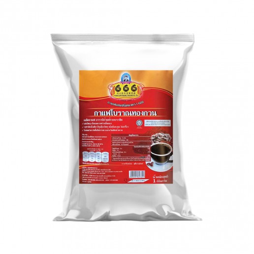 666 กาแฟโบราณผสมชนิดผง ขนาด 1 กิโลกรัม