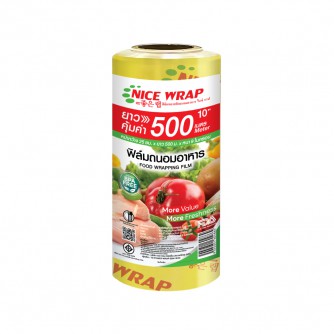 NICE WRAP LITE ฟิล์มยืดถนอมอาหาร ขนาด 25 ซม. x 500 ม. x 9 ไมครอน