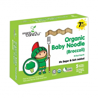 Organic Care 2 u (Baby Noodle) เส้นออร์แกนิค 100% รสบล็อคโคลี่ ขนาด 200 กรัม