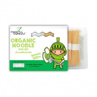 Organic Care 2 u (Baby Noodle) เส้นออร์แกนิค 100% รสผักโขม ขนาด 200 กรัม
