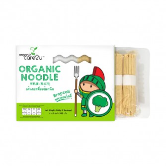 Organic Care 2 u (Baby Noodle) เส้นออร์แกนิค 100% รสบล็อคโคลี่ ขนาด 200 กรัม