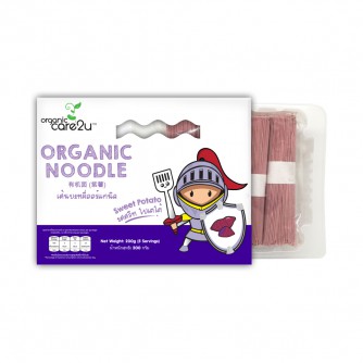 Organic Care 2 u (Baby Noodle) เส้นออร์แกนิค 100% รสมันหวาน ขนาด 200 กรัม