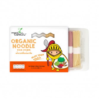 Organic Care 2 u (Baby Noodle) เส้นออร์แกนิค 100% รสผักรวม ขนาด 200 กรัม
