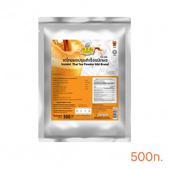 666 ชาไทยผงปรุงสำเร็จชนิดผง 500 กรัม ตรา (666 Instant Thai Tea 500g)